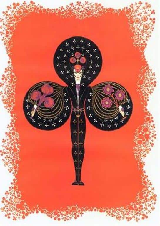 Ace of Clubs by Erte