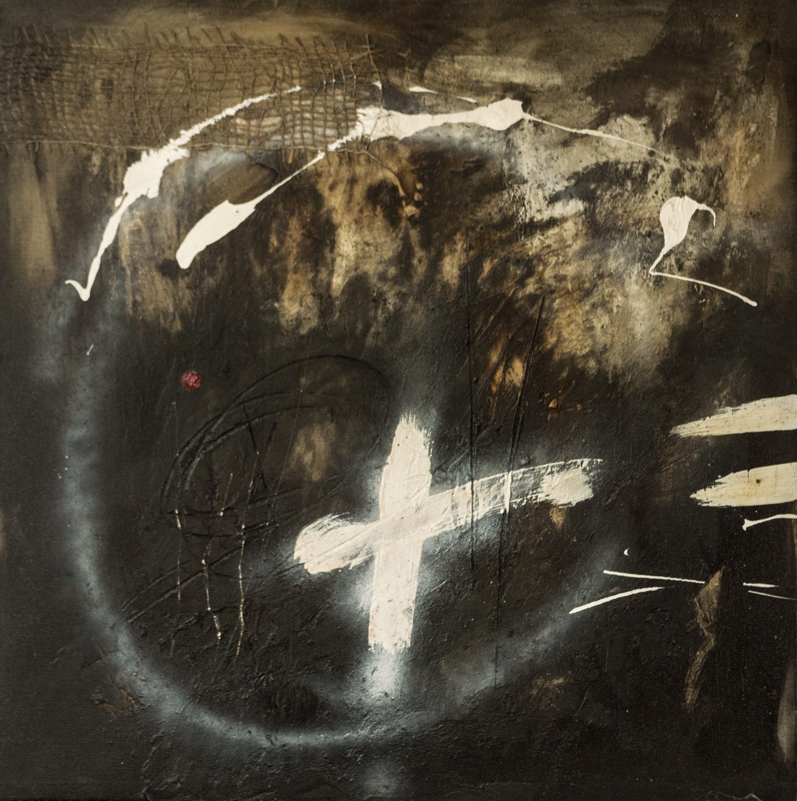 Catalonia-1-2008_Ian-Wilkinson_Mixed-Media-on-Canvas_61x61cm_£200