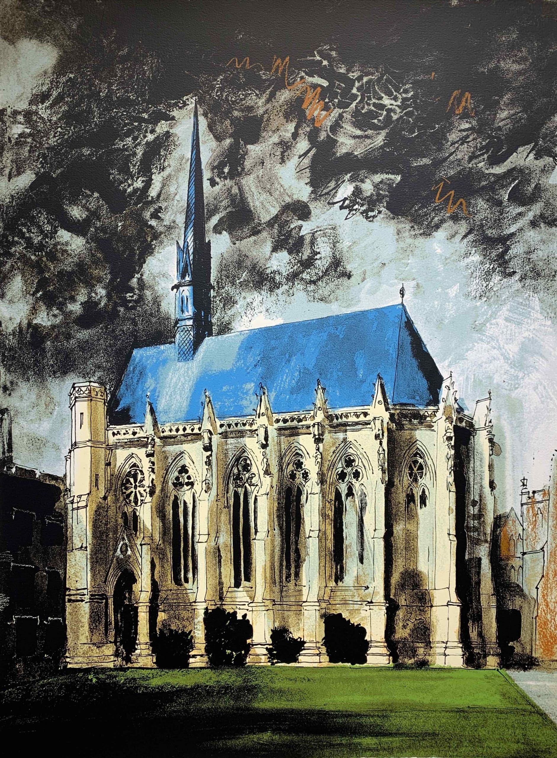 Exeter College Chapel, Oxford (269)_Screenprint_1977_816 x 608mm_Kelpra_Marlborough_John Piper