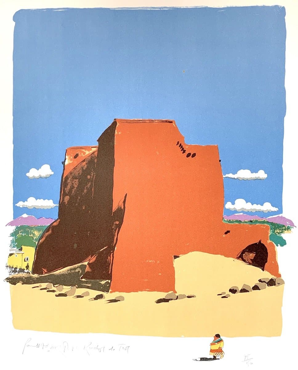 Ranchos de Taos_Paul Hogarth