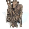 The Minotaur and Hare on a Bench_Miniature by Sophie Ryder
