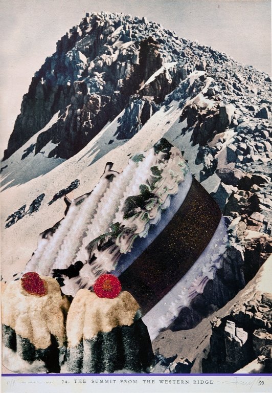 The Summit from the Western Ridge by David Ferry