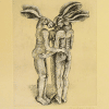 Three Lady Hares by Sophie Ryder