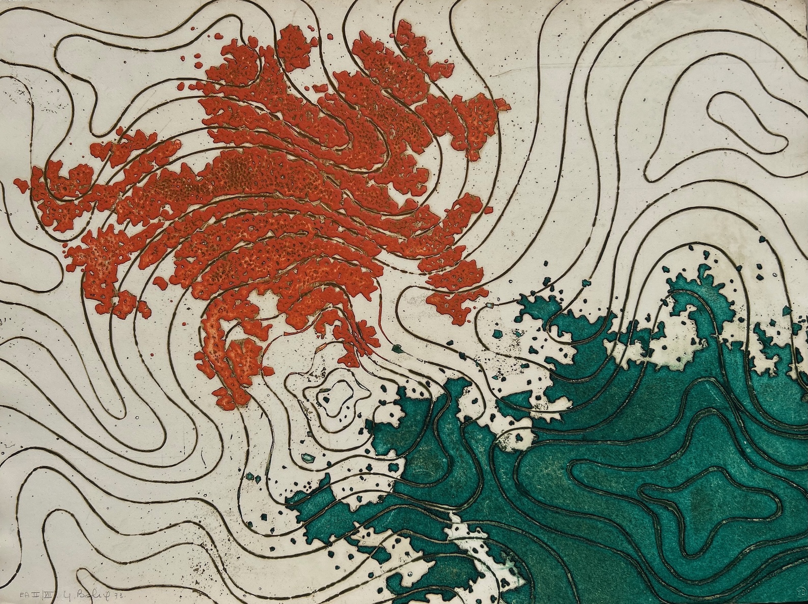 'Avel Kalet' (Gale Force) 1973 by Yannick Ballif